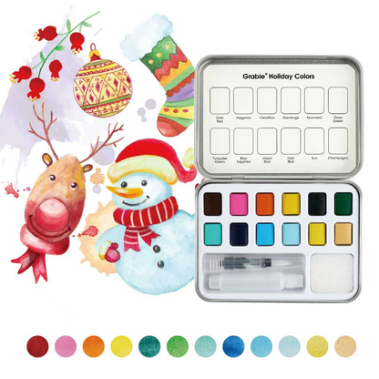 Holiday Pocket Watercolor Set