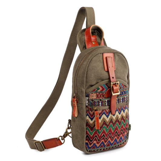 Four Seasons Sling Bag in Olive