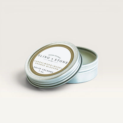 Sandalwood+Musk+Orange Blossom Solid Cologne