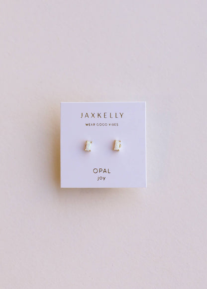White Opal Baguette Posts