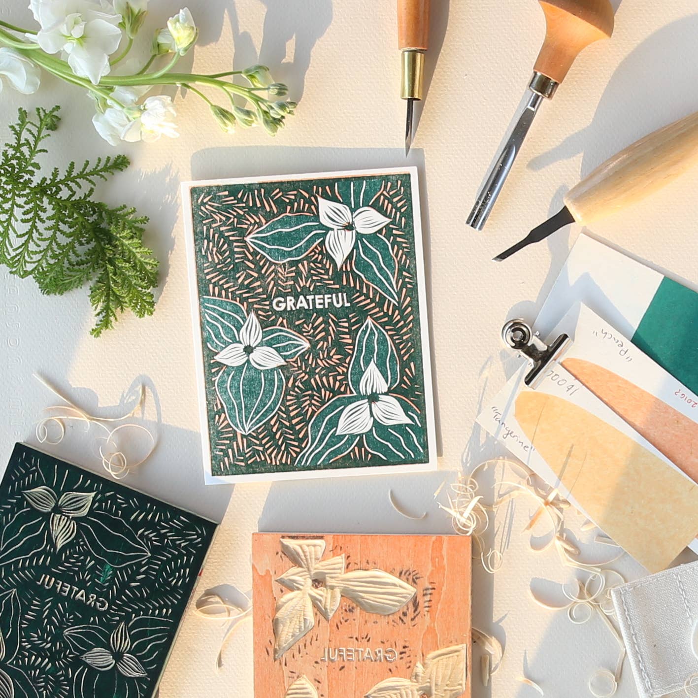 Trillium Gratitude Card