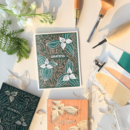 Trillium Gratitude Card