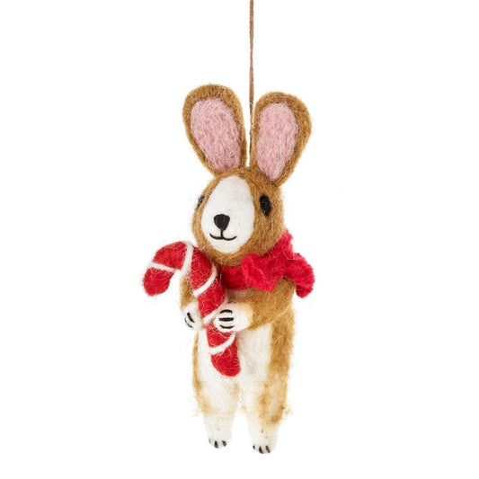 Cinnamon the Rabbit Felt Ornament