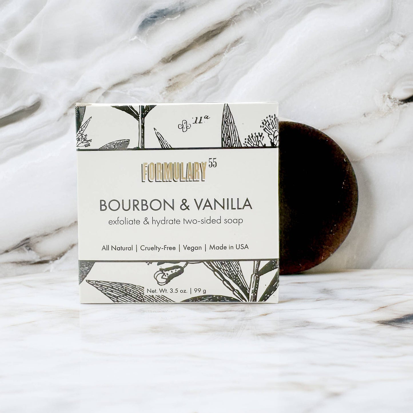 Bourbon & Vanilla Two-Sided Soap