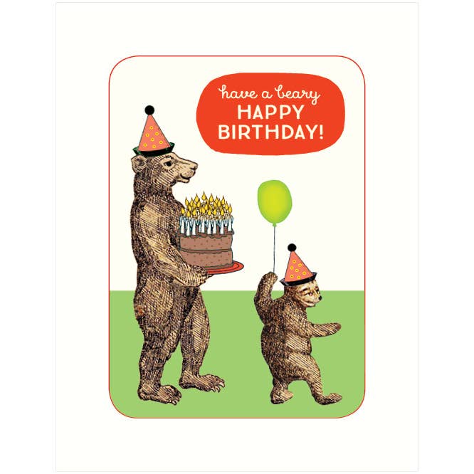 Bear Birthday Card