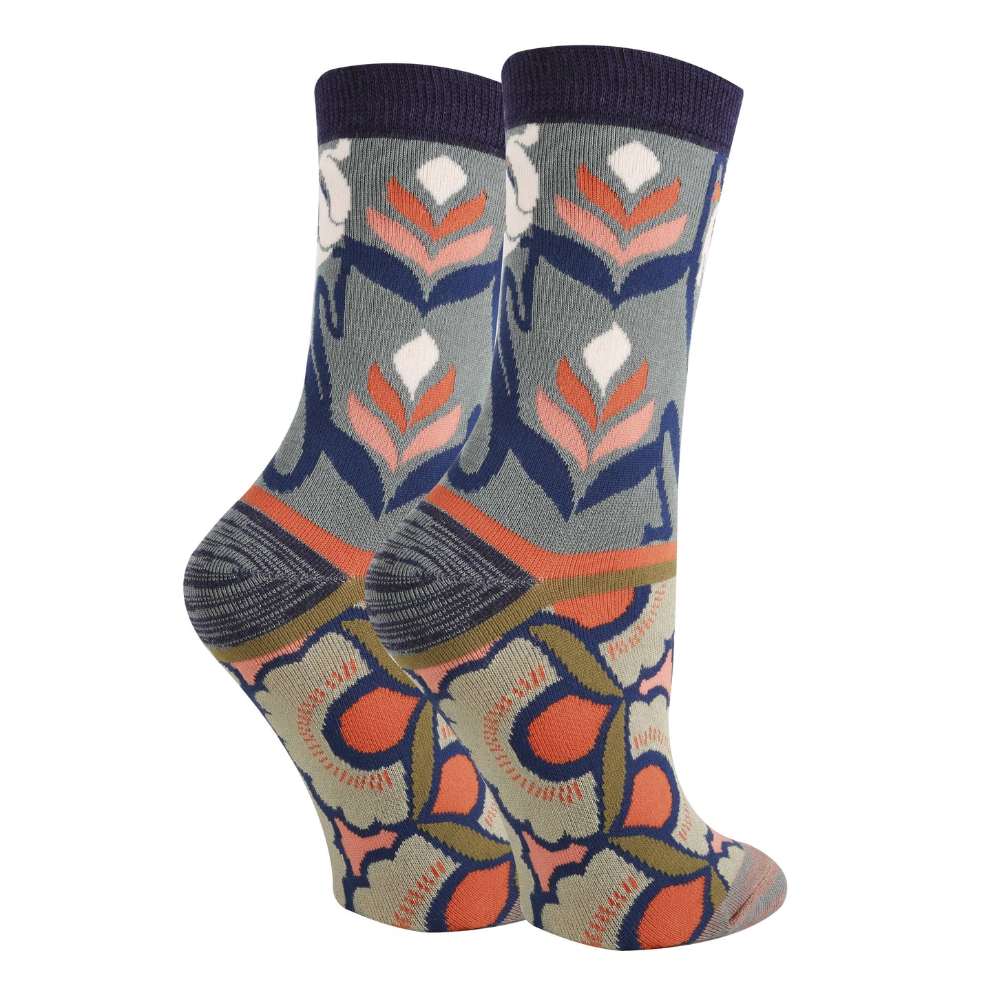 Azalea Breeze Bamboo Crew Socks