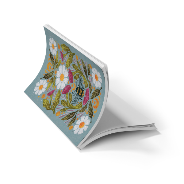 Honeybee Tea Layflat Notebook