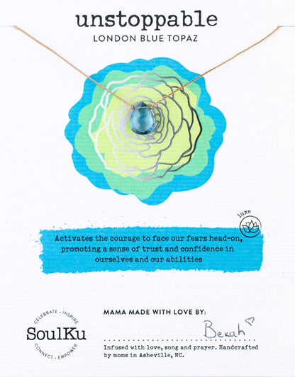 Unstoppable London Blue Topaz Necklace