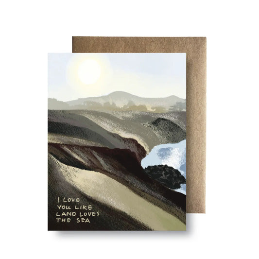 Land and Sea Love Card