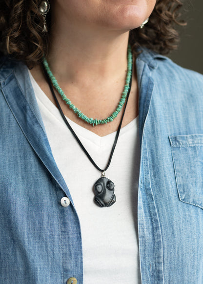 Assorted Turquoise Slice Necklace