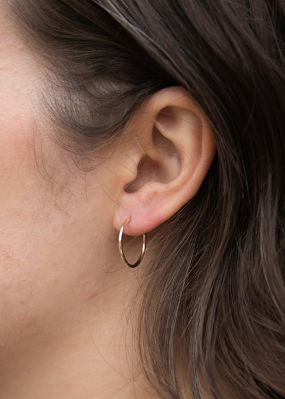 Gold Filled Endless Hoop - 16mm