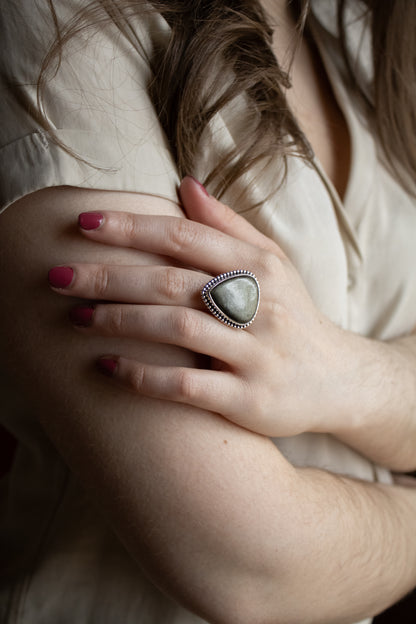 Golden Obsidian Ring