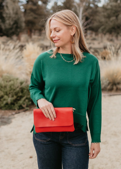 Lawson Sweater in Emerald | Kerisma