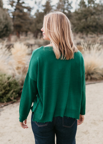 Lawson Sweater in Emerald | Kerisma