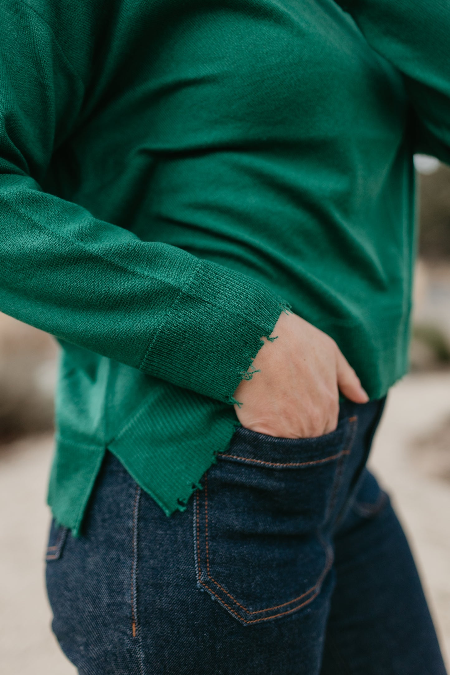 Lawson Sweater in Emerald | Kerisma