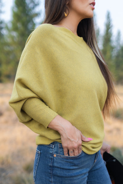 Ryu Sweater in Chartreuse | Kerisma