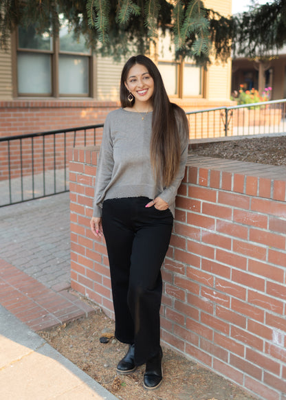 Lawson Sweater in Heather Brown | Kerisma