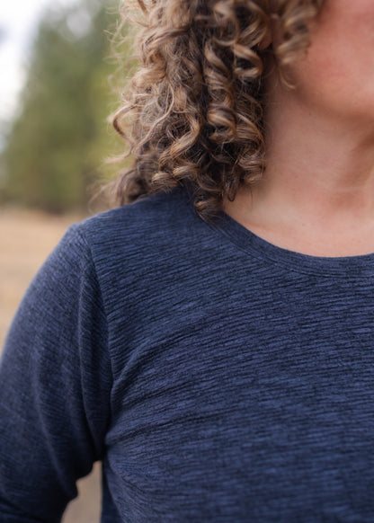 Crimped Sweatshirt in Gull | Cut•Loose