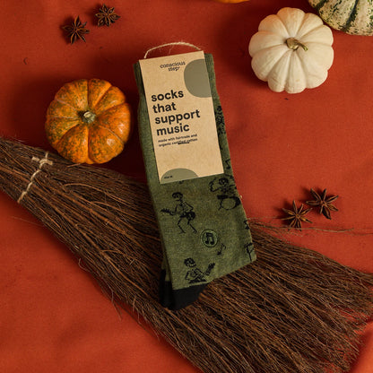 Socks that Support Music | Skeletons