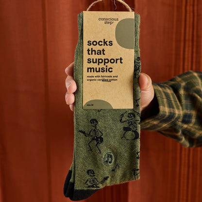 Socks that Support Music | Skeletons