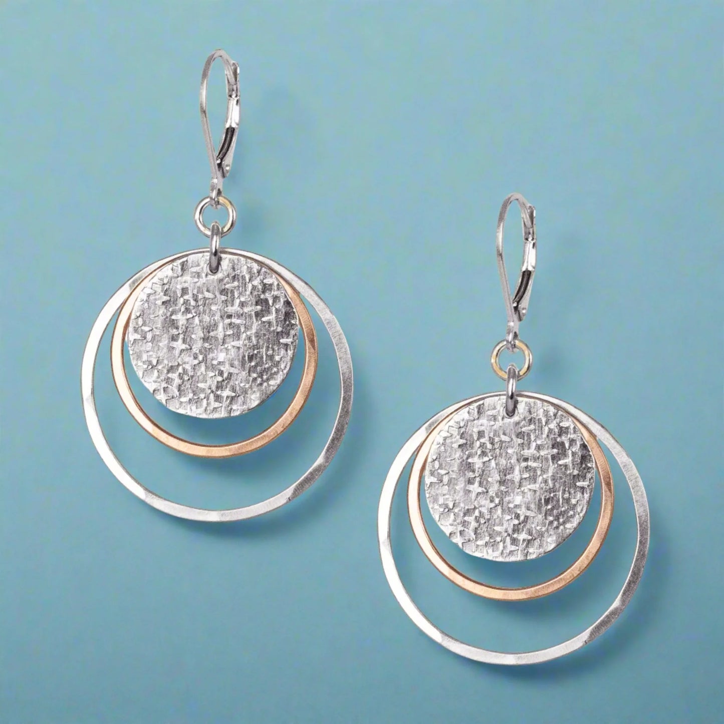 Hammered Serenity Earrings