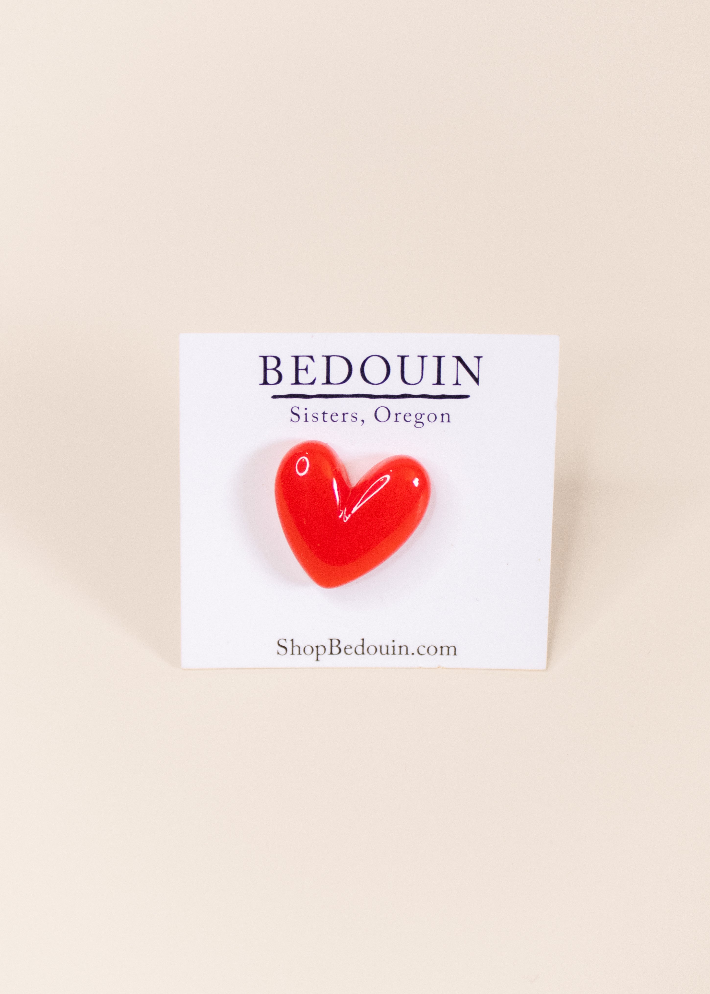 Red Heart Pin – Add a Touch of Love to Your Accessories – Bedouin