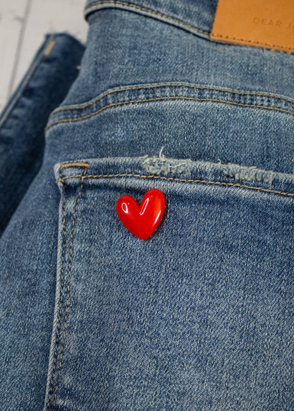 Red Heart Pin