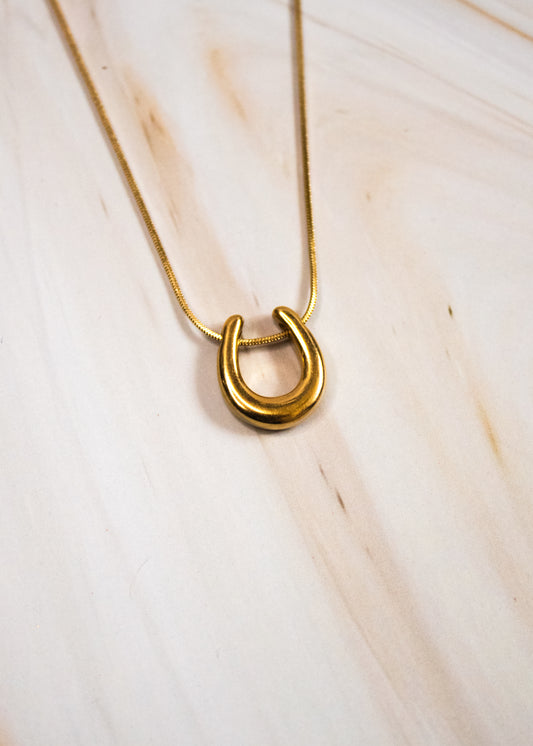 Horseshoe Pendant Necklace