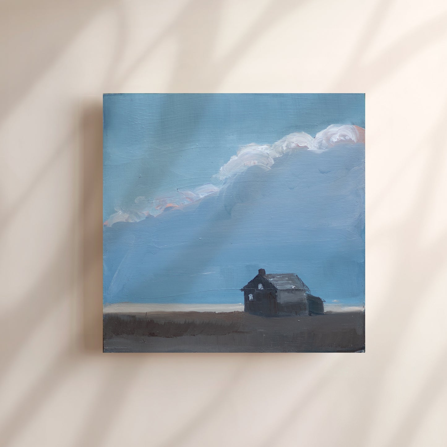 "Bullard's Barn" Mini Oil Painting