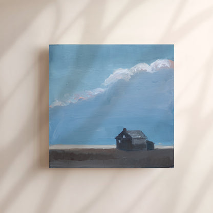 "Bullard's Barn" Mini Oil Painting