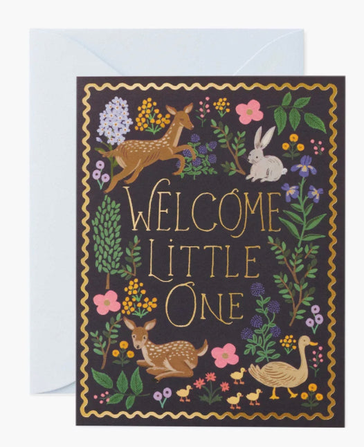 Woodland Welcome Card