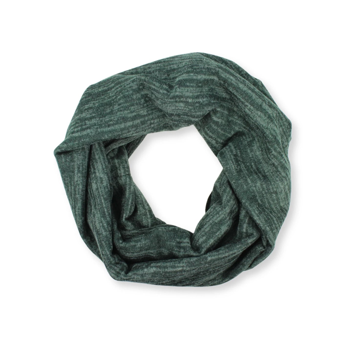 Jersey Knit Infinity Scarf in Forest
