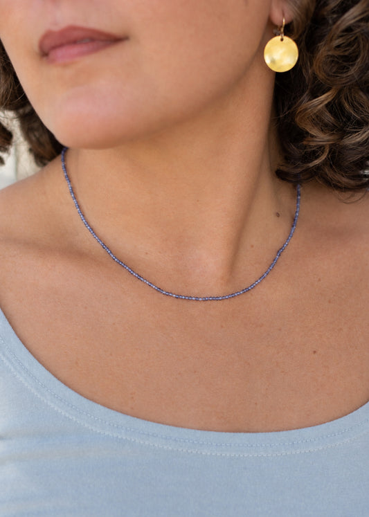 Petite Iolite Necklace