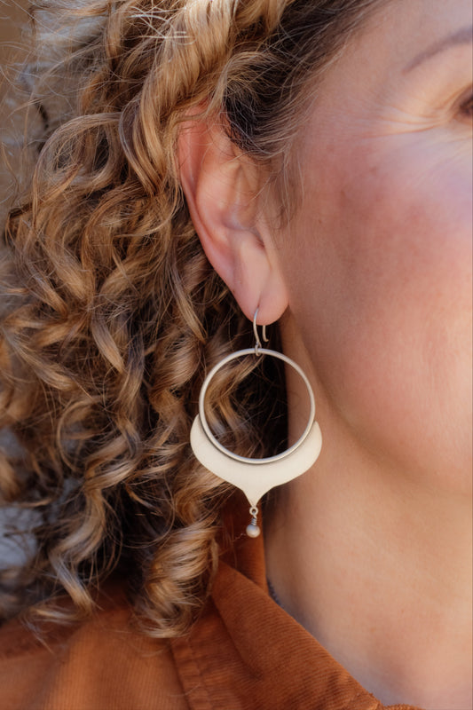Alhambra Hoop Drop Earrings | Jane Diaz