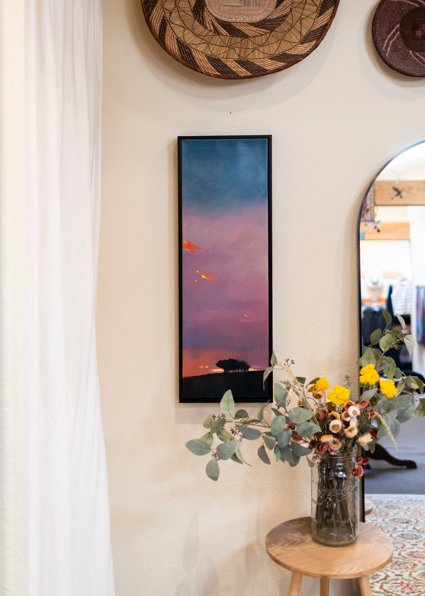 "Sunset Above Rowena" Oil Painting | Janice Druian