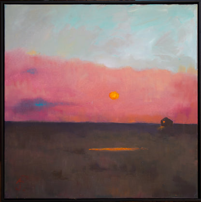 "Keep the Light On" Oil Painting | Janice Druian