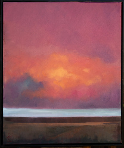 "A Touch Of Blue" Oil Painting | Janice Druian