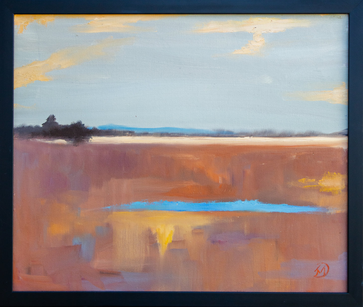 "Pond in the High Desert" Oil Painting | Janice Druian