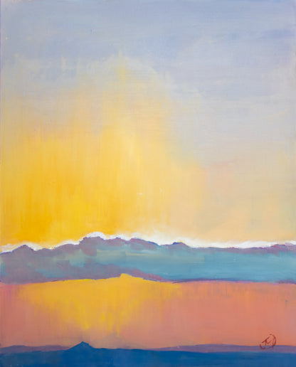 "Blocking the Sun" Oil Painting | Janice Druian