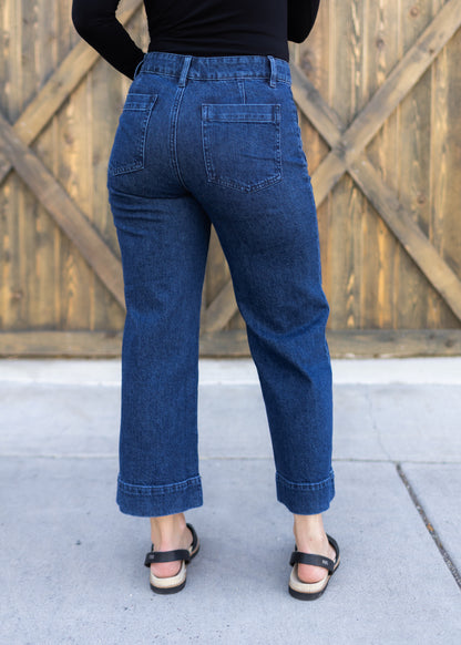 Marine Crop Jean in Aspen | Sanctuary