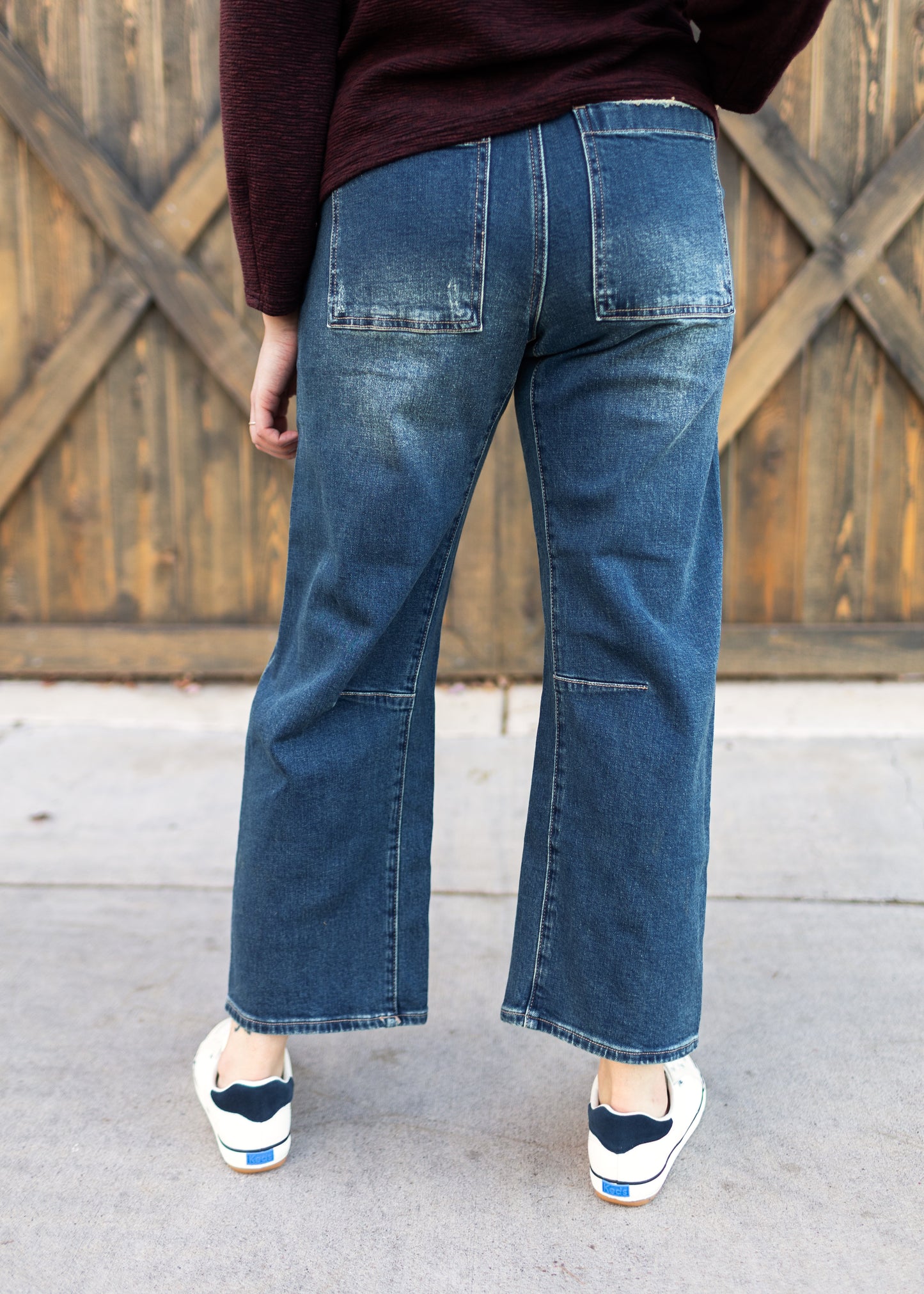 Lasso Barrel Jean in Blue Mix | Dear John