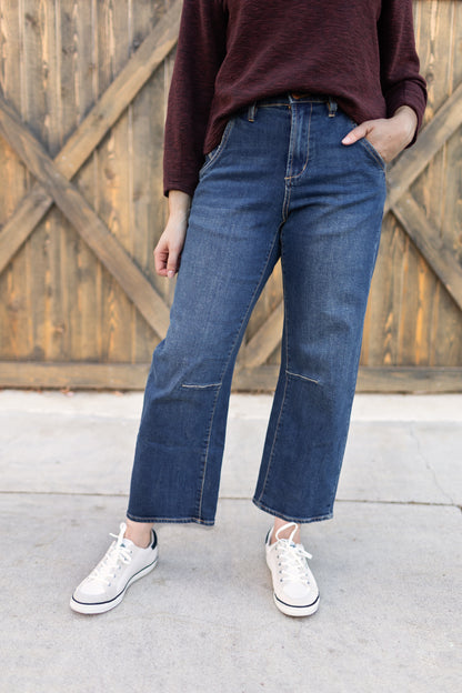 Lasso Barrel Jean in Denali | Dear John