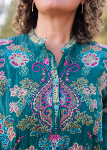 Audrey Fabiana Blouse | Johnny Was