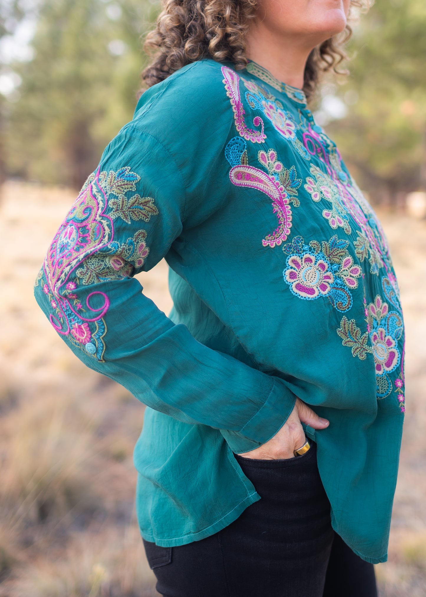 Audrey Fabiana Blouse | Johnny Was