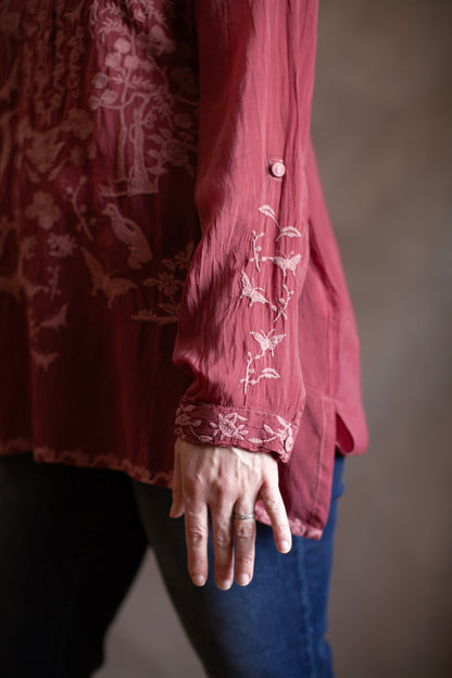 Noah Tunic in Pomegranate