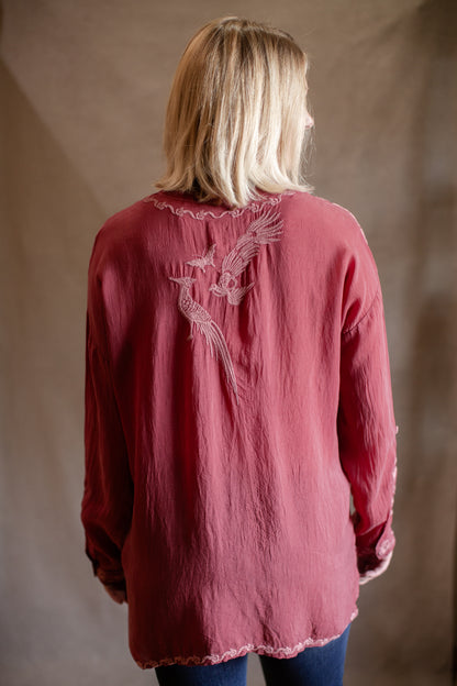 Noah Tunic in Pomegranate