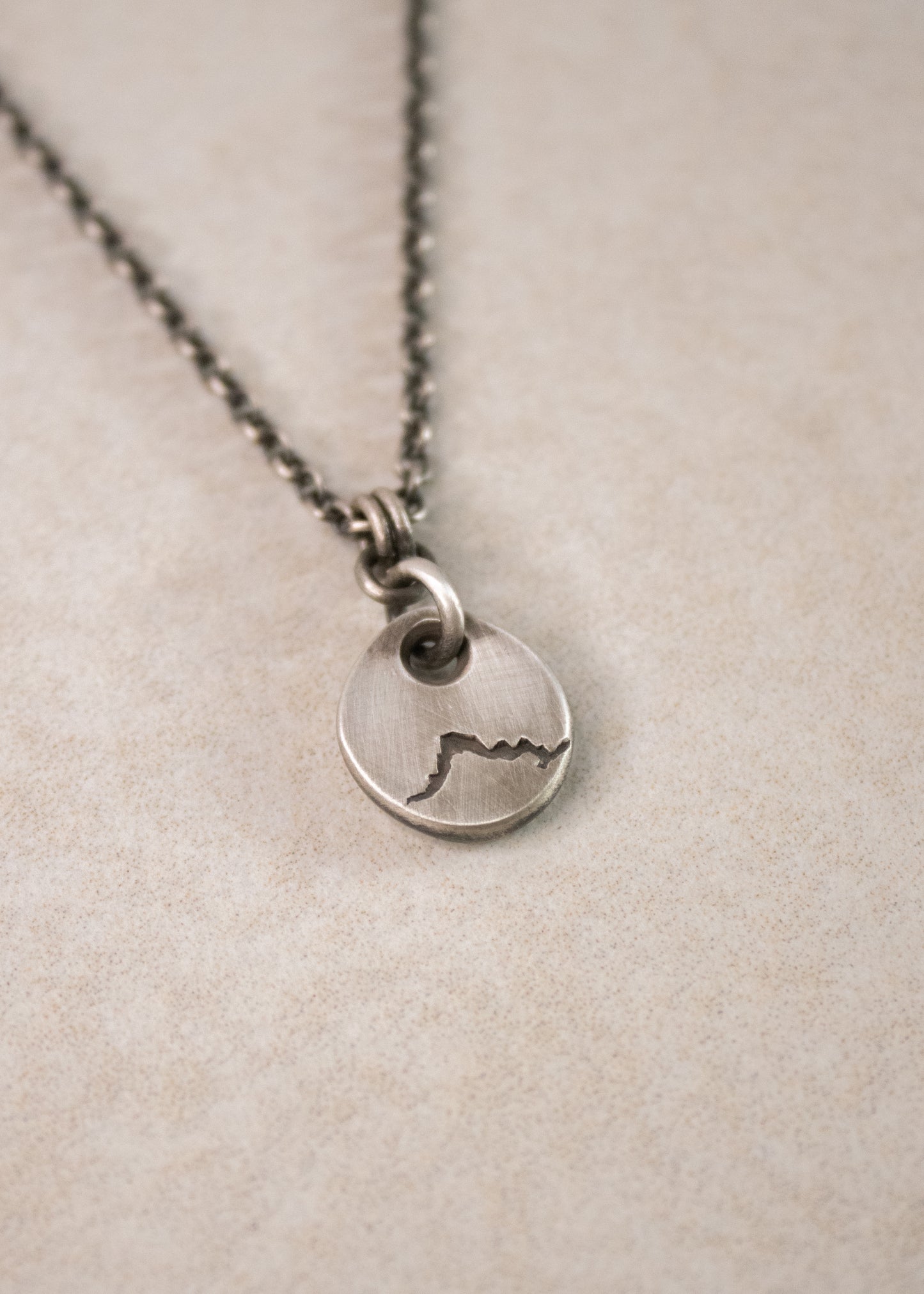 Hand-forged Small Mountain Necklace | John Paul Designs