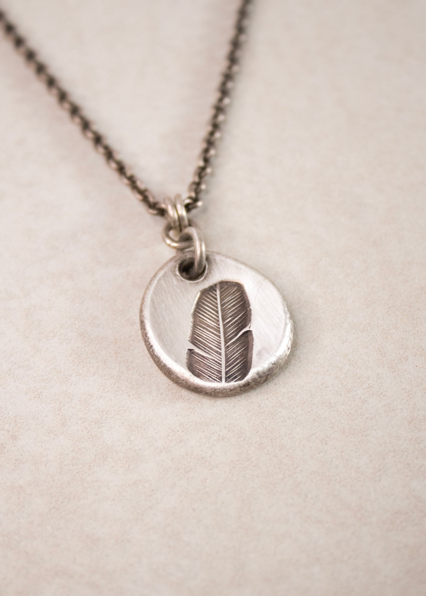 Hand-Forged Feather Necklace | John Paul Designs