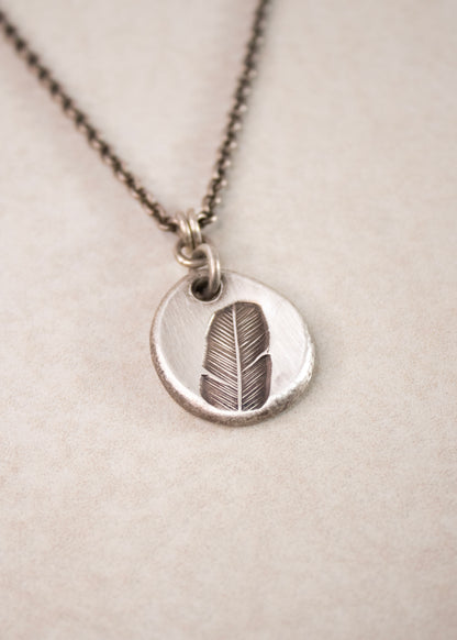 Hand-Forged Feather Necklace | John Paul Designs