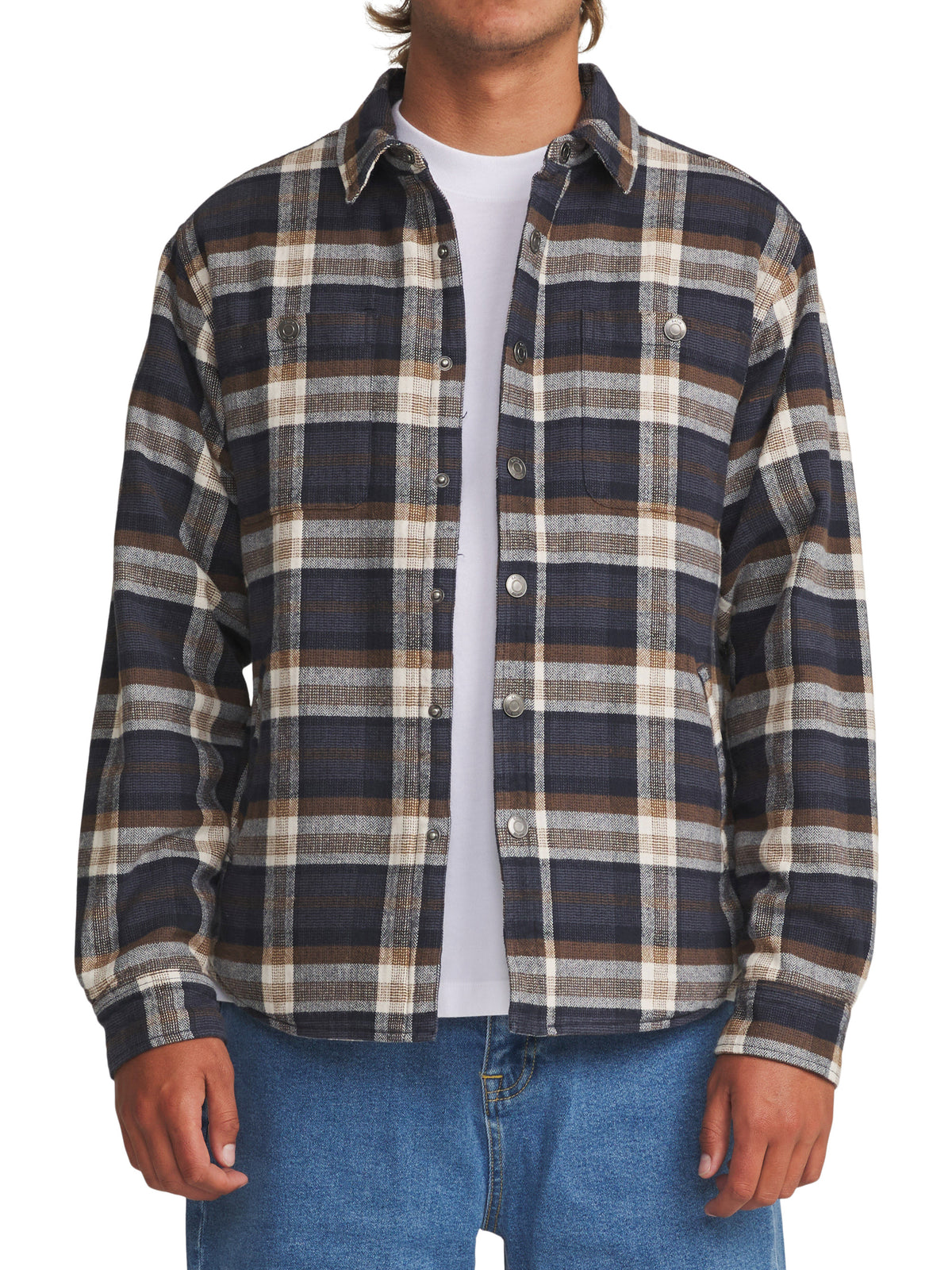 Harold Jacket in Navy Plaid | Katin